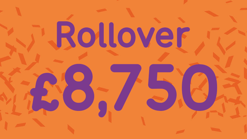 Lottery Rollover 8750 Info Box