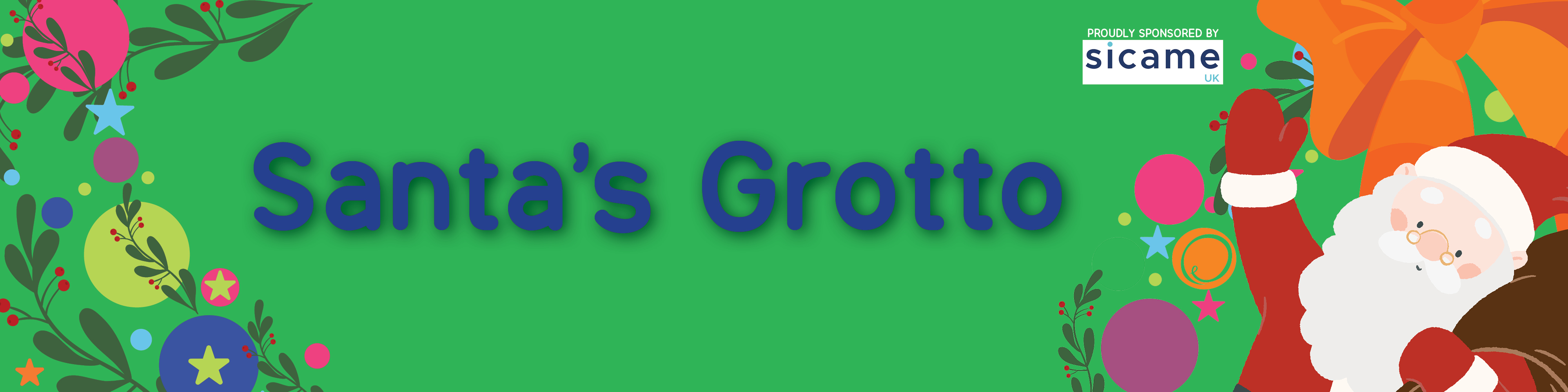 Website Banner Santa's Grotto 2024 V2